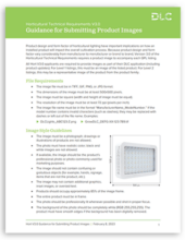 Guidance for Submitting Horticultural Product Images